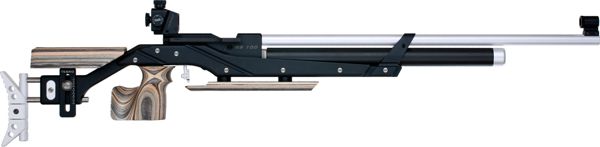 Tesro RS100 Basic mit schwarzem Schaft und Holzanbauteilen in beige