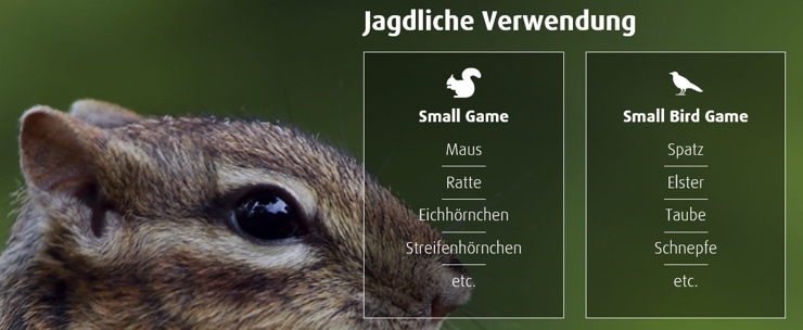 Jagdliche Verwendungsmögllichkeiten Hornet 4,5mm