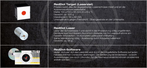 RedDot Komplettpaket Gewehr Alu